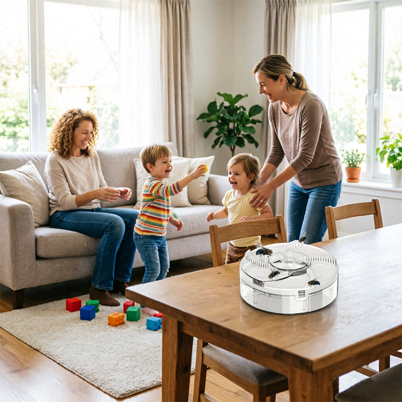 2026 Automatic Fly Trap for Home Kitchen - Removable Insect Pest Catcher