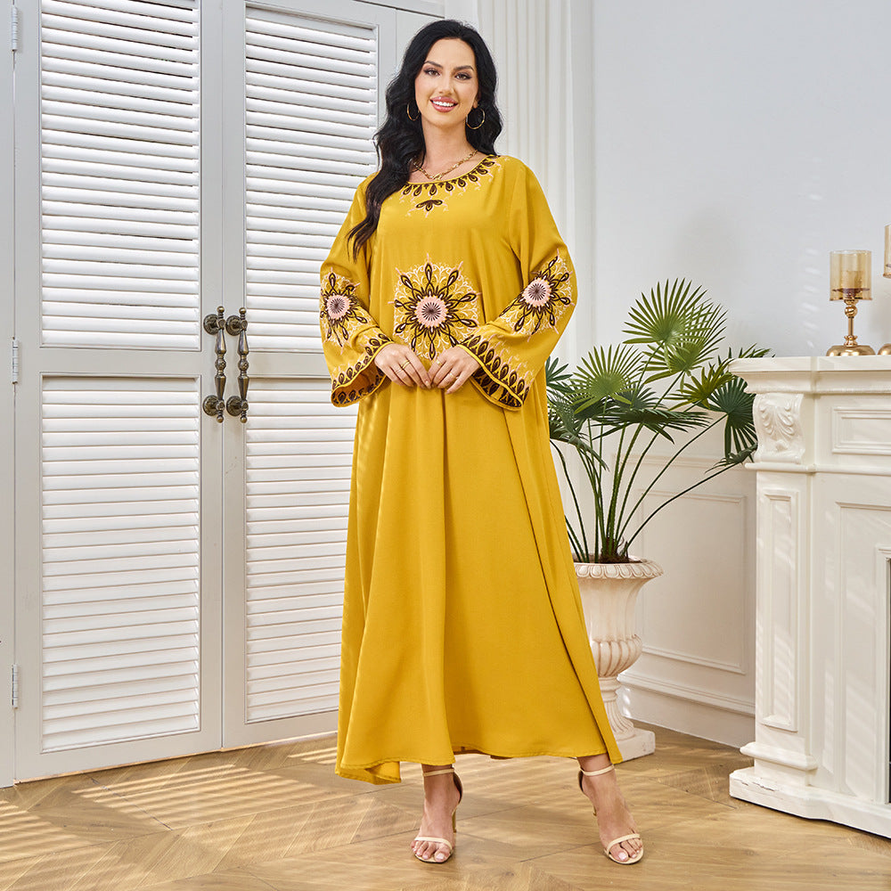Ladies' embroidered dress