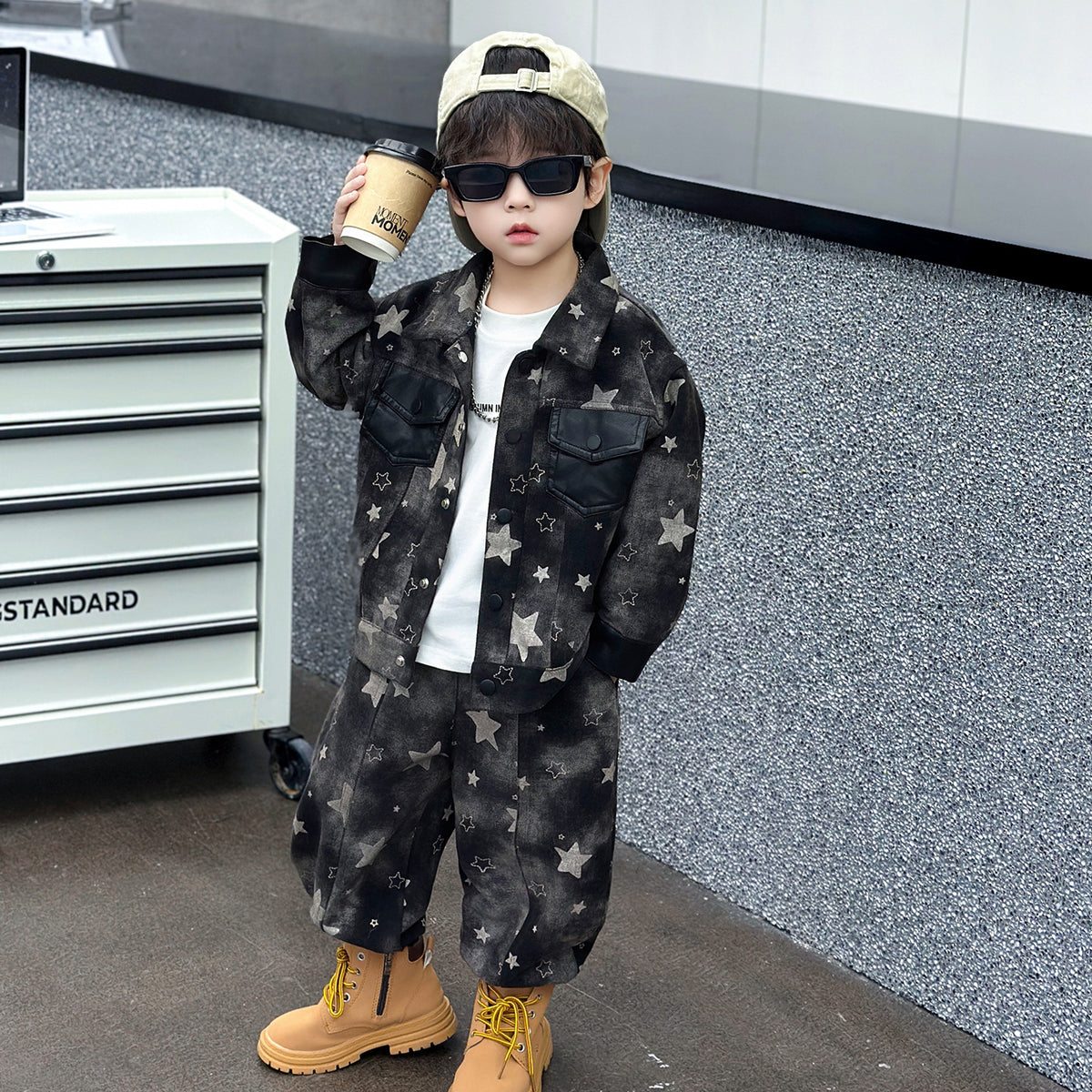 Boys Autumn Denim Two-Piece Set - product image 3