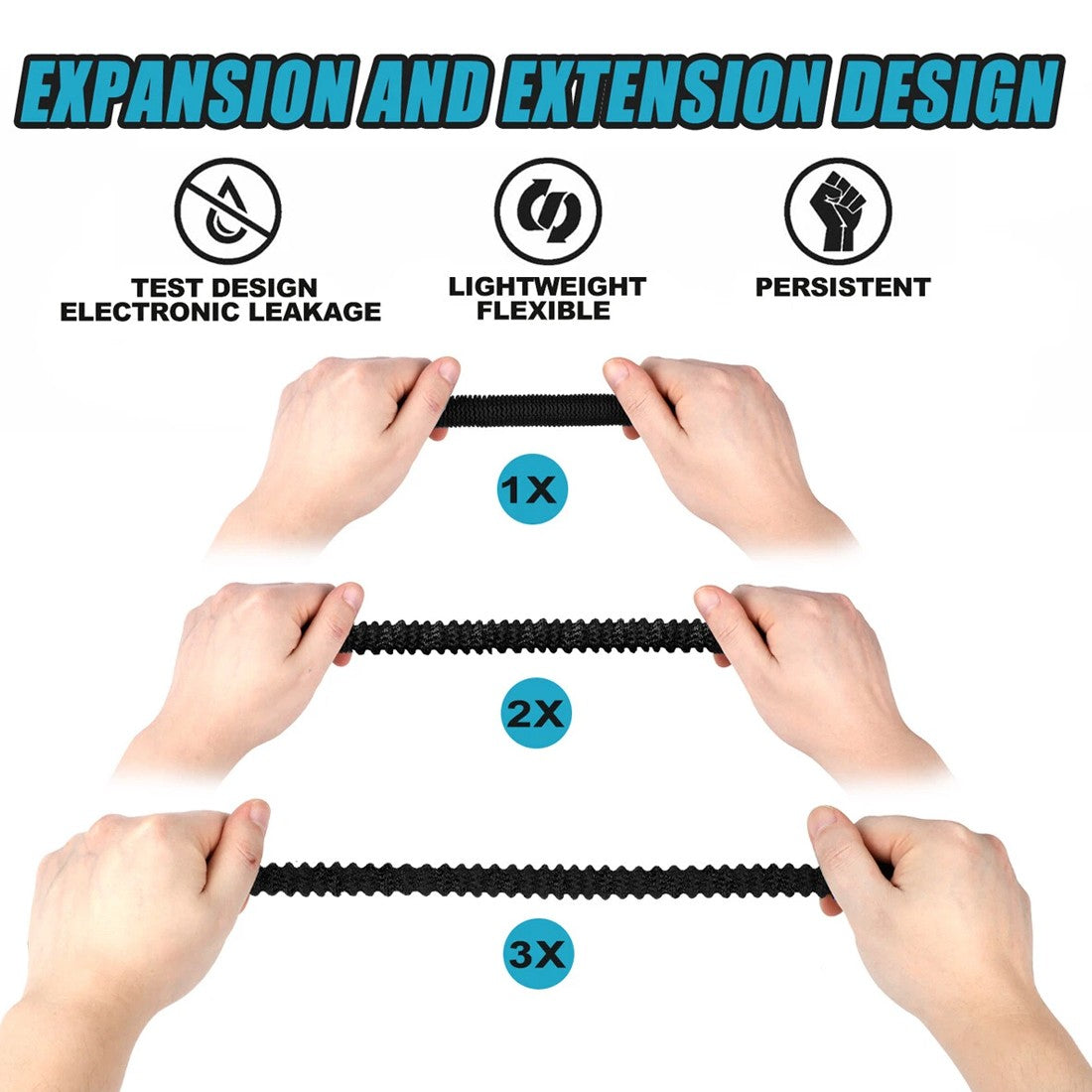 Heavy Duty 100FT Expandable Garden Hose Pipe Flexible With Water Spray Gun UK