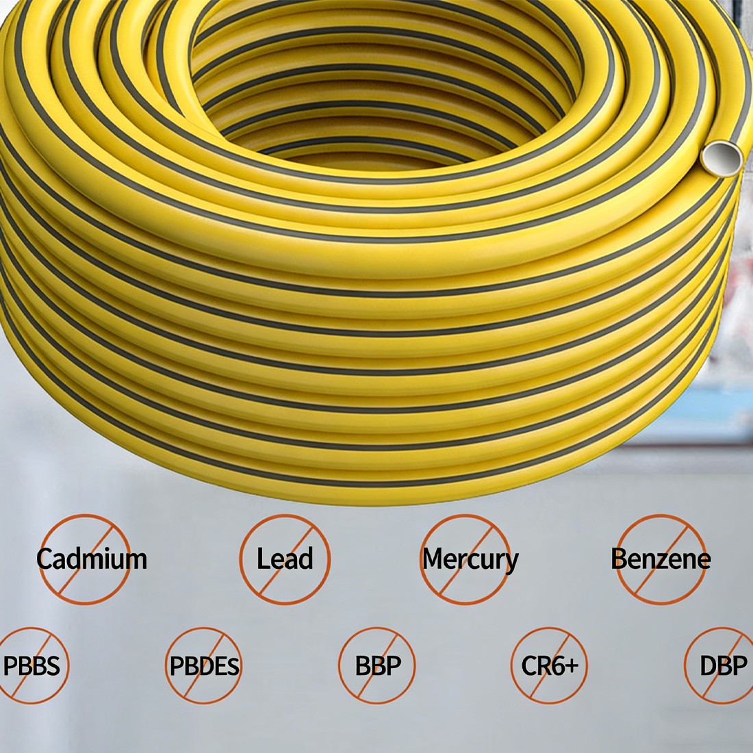 20m Heavy-Duty Reinforced Garden Hose with Connectors - product image 3
