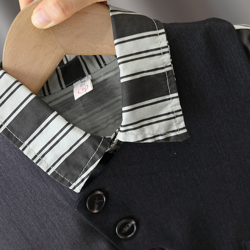 Boys Spring Autumn 3-Piece Suit Set with Vest and Shirt - product image 2