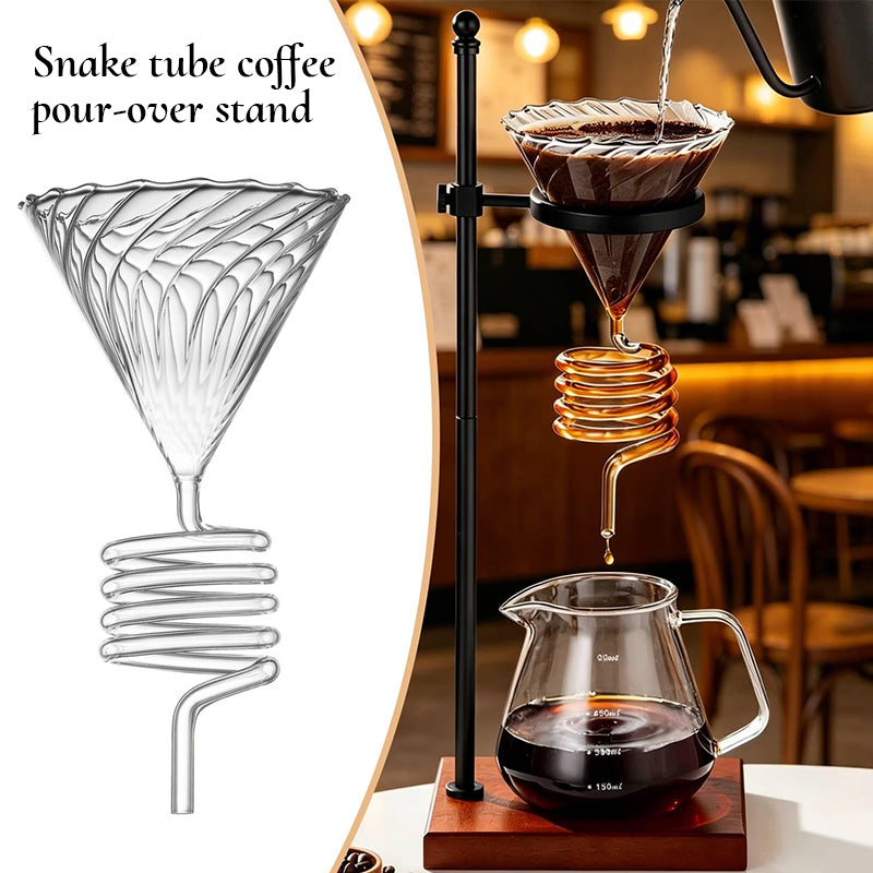 Spiral Pour-Over Coffee Dripper Stand
