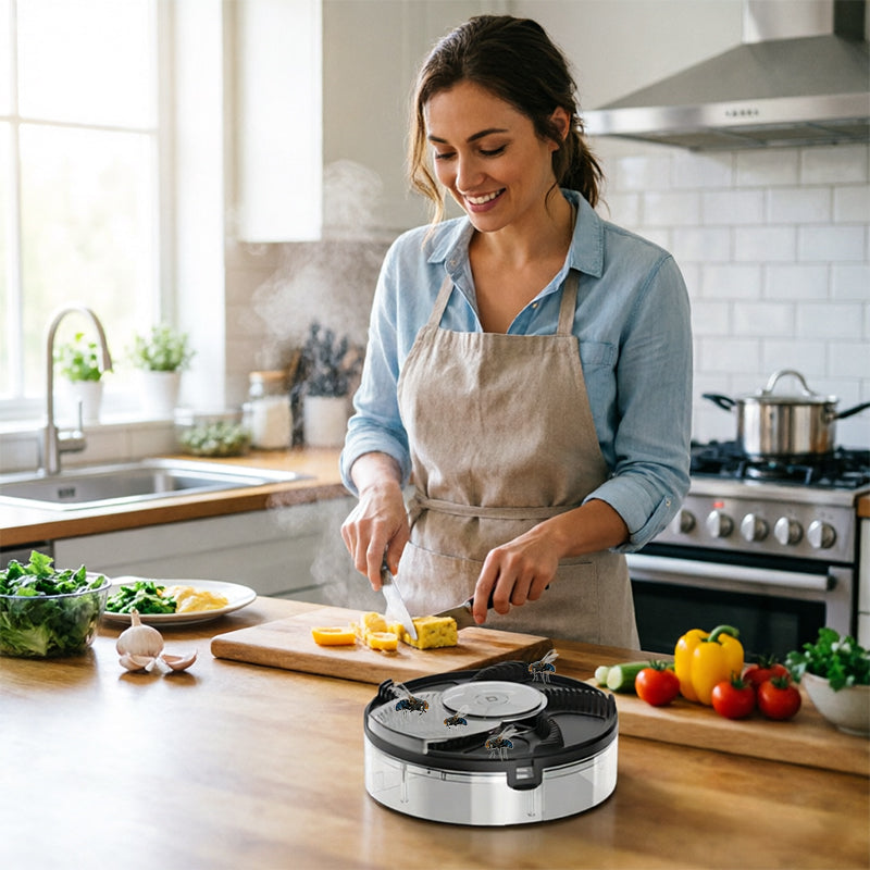 2026 Automatic Fly Trap for Home Kitchen - Removable Insect Pest Catcher