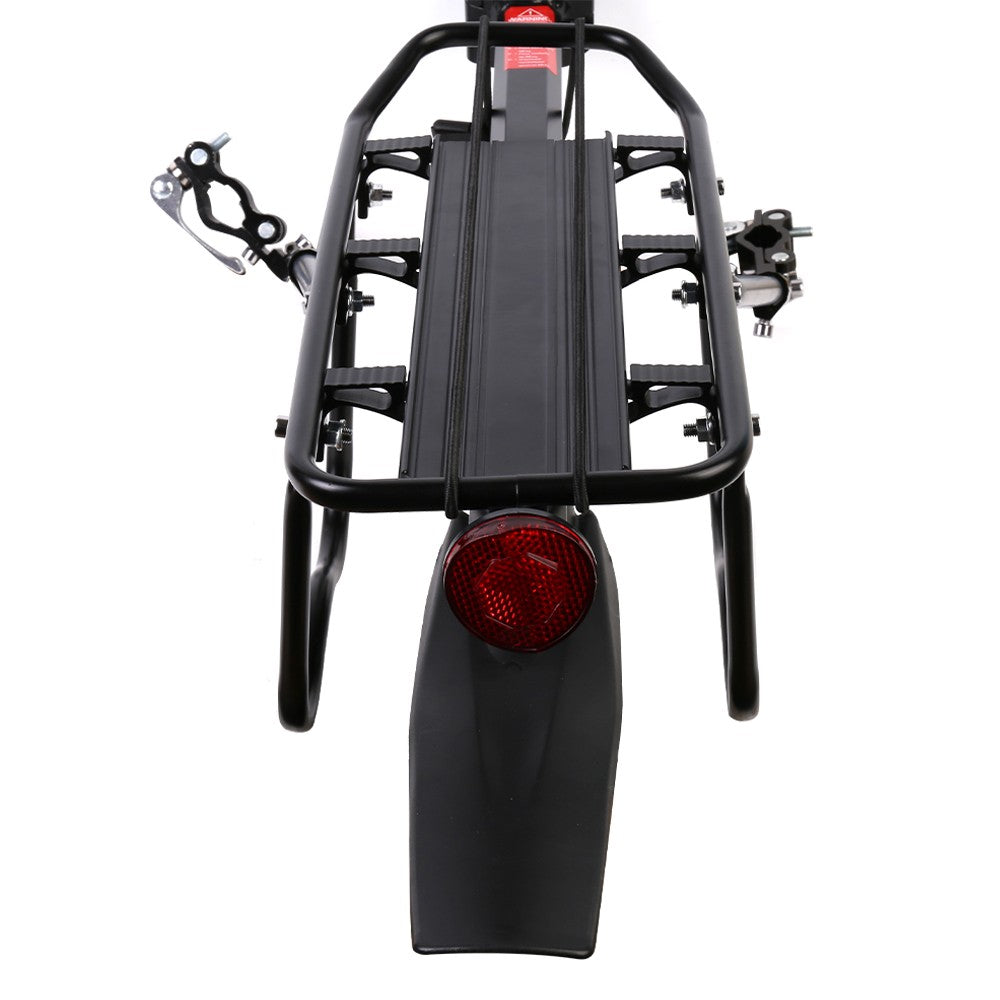 Aluminum Alloy Bicycle Rear Pannier Rack Mountain Bike Rear Carrier with Adjustable Fender