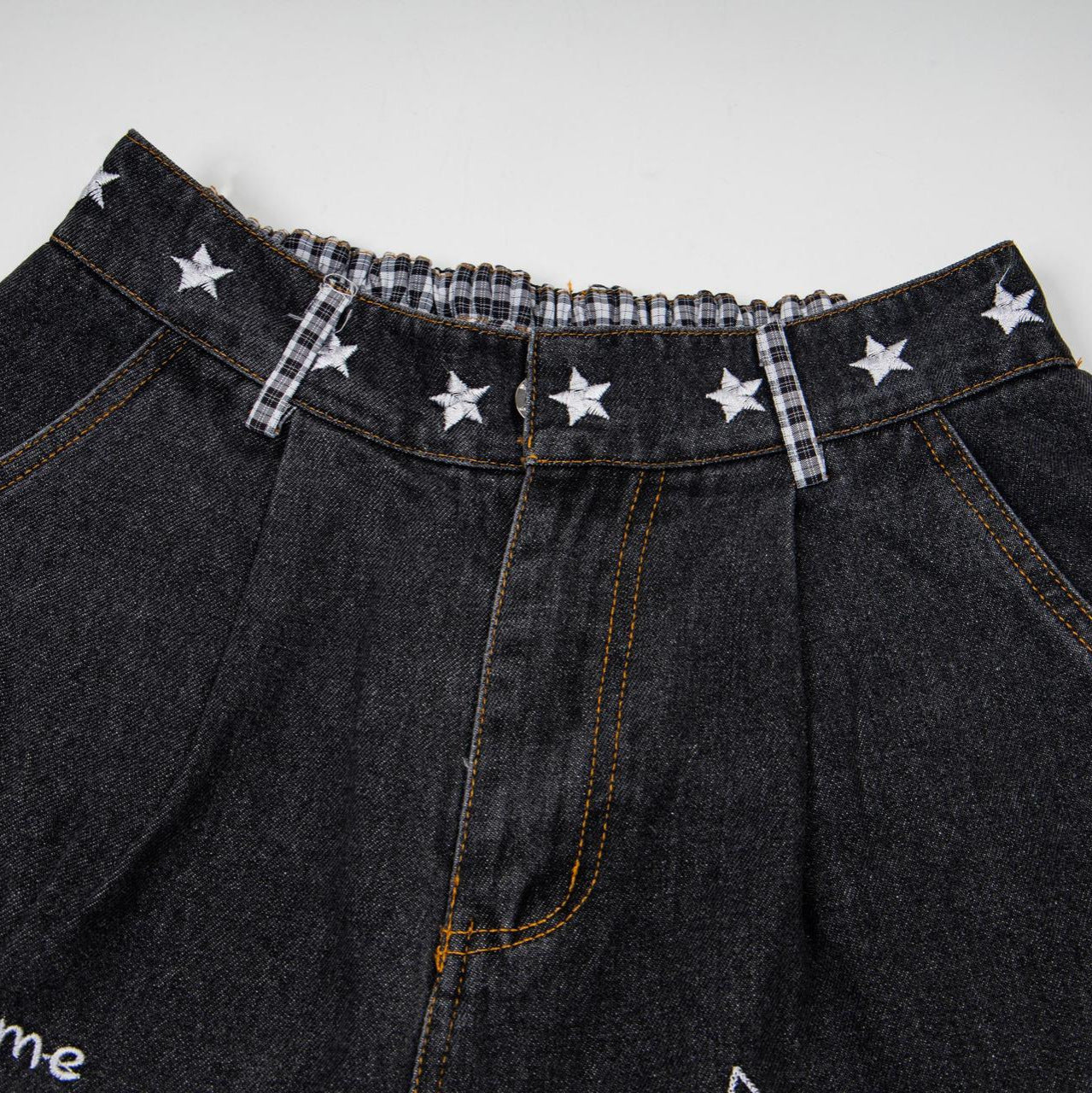 Star Dog Embroidered Jeans