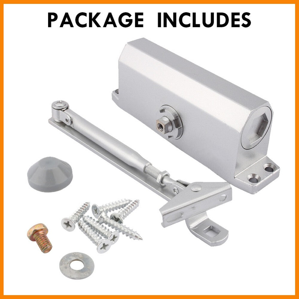 45-65KG Heavy Duty FIRE Rated Overhead Door Closer Opener Adjustable Soft Close