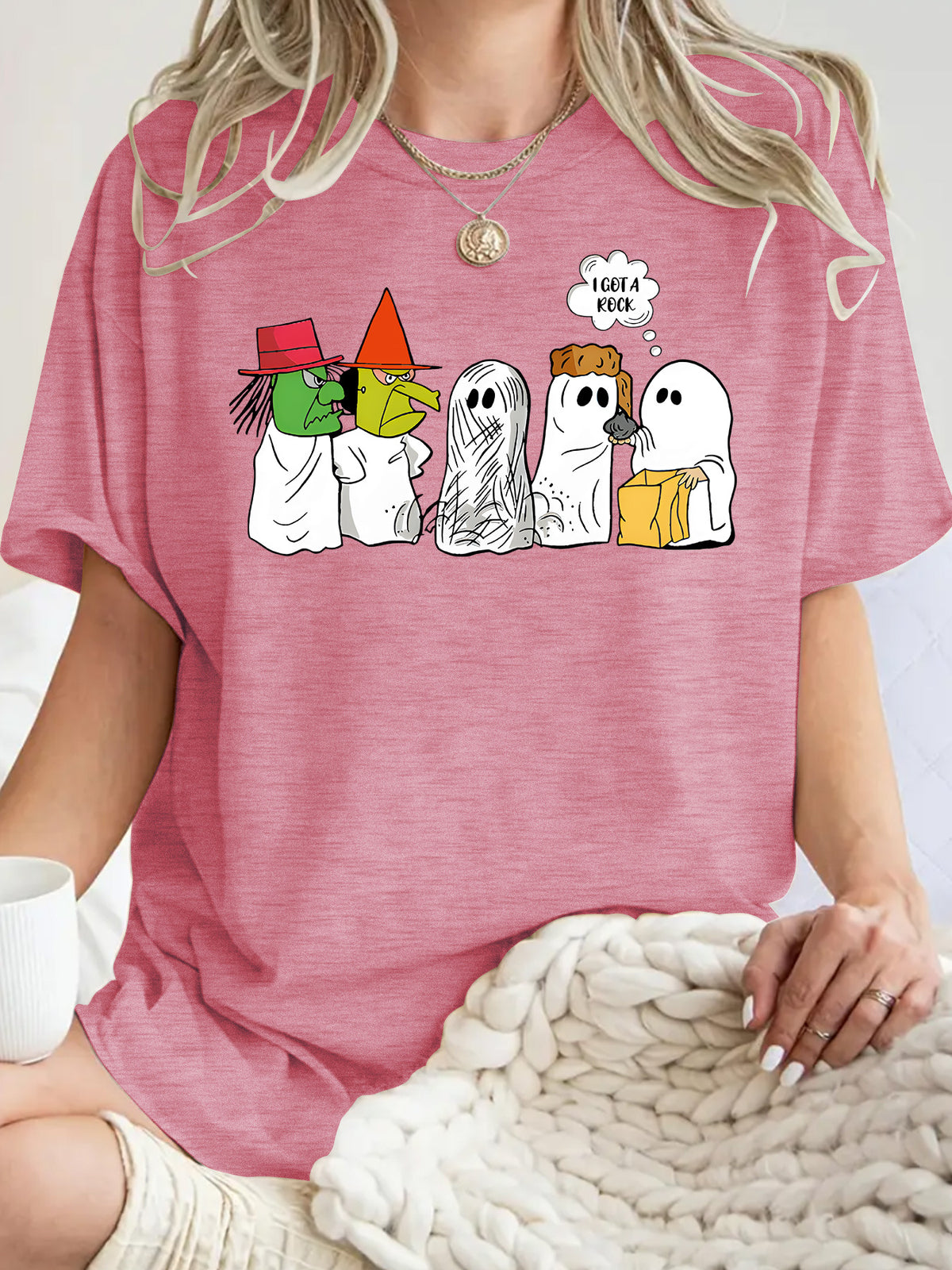 Halloween Short sleeved Women's T-shirt