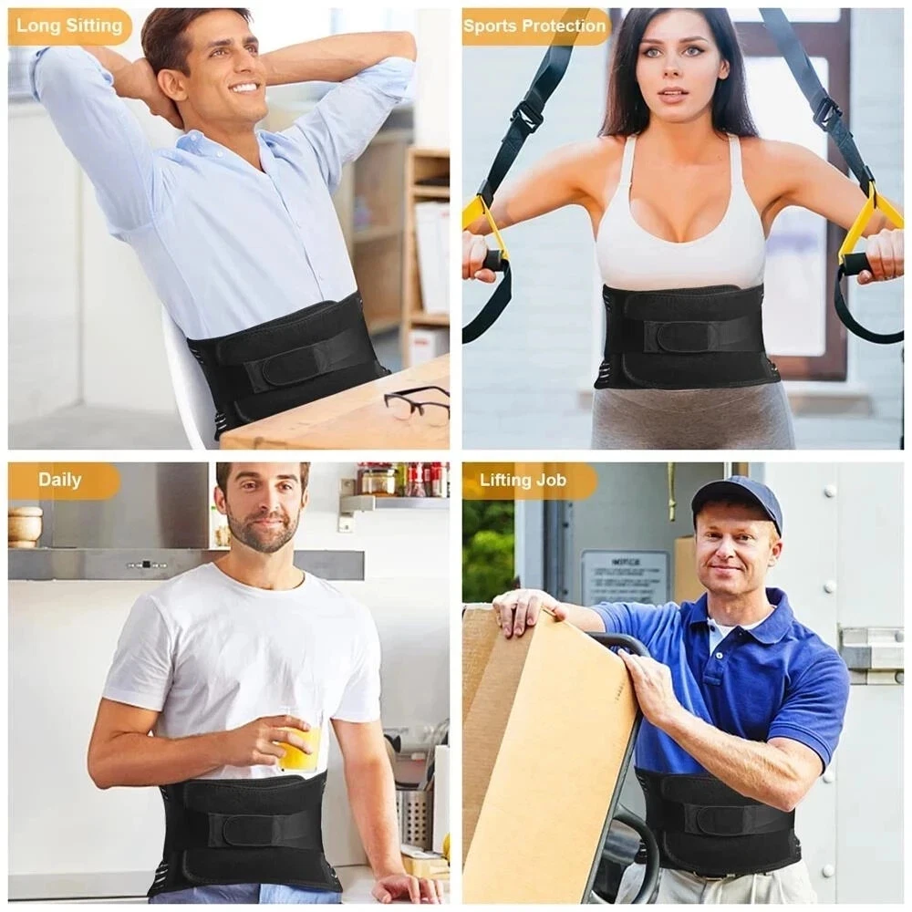 Adjustable Lower Back Brace Lumbar Support Waist Belt For Men Women Pain Relief Waist Belt