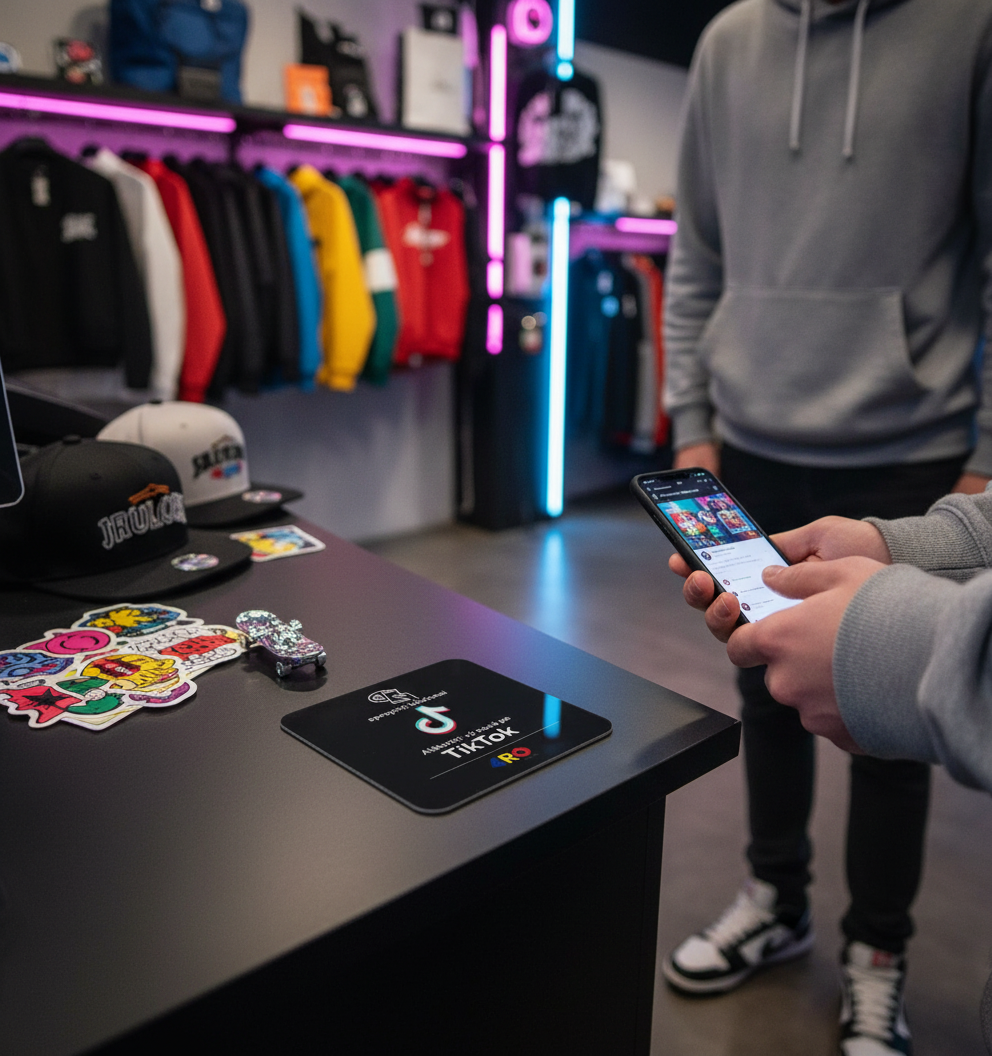 4RO original TikTok NFC tap card