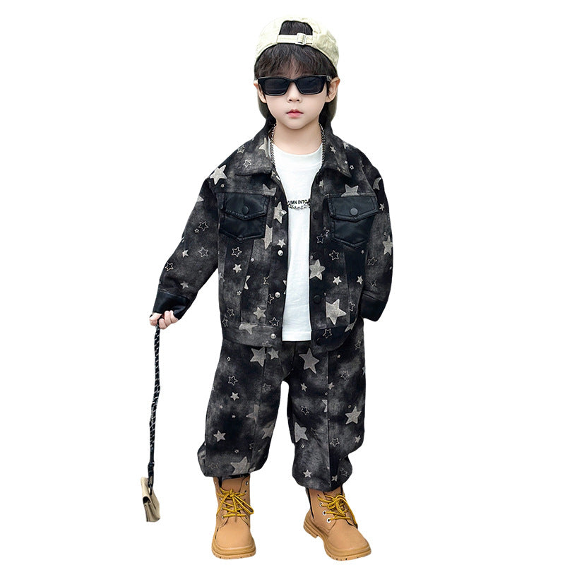 Boys Autumn Denim Two-Piece Set - product image 5