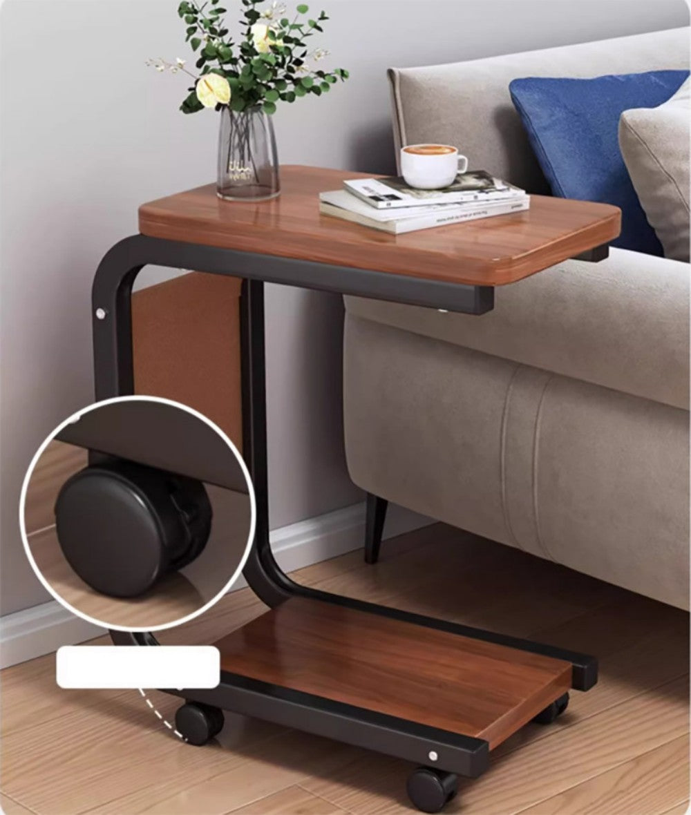 Side Table C Shaped for Sofa Coffee End Tables for Living Room Bedside Tables UK