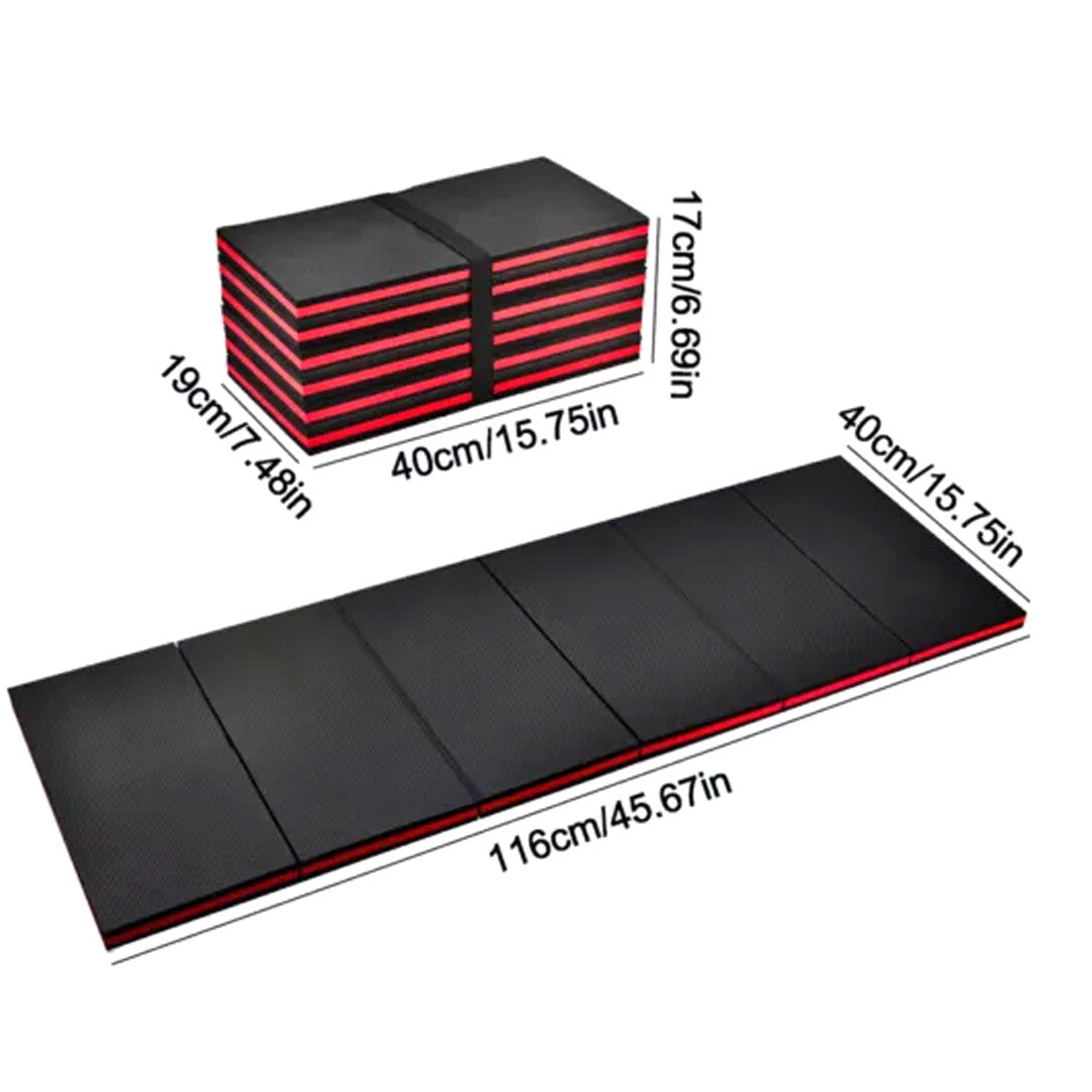 3in1 Mechanics Mat Large Folding Garage Kneeling Laying Foam Work Mat 25mm Thick
