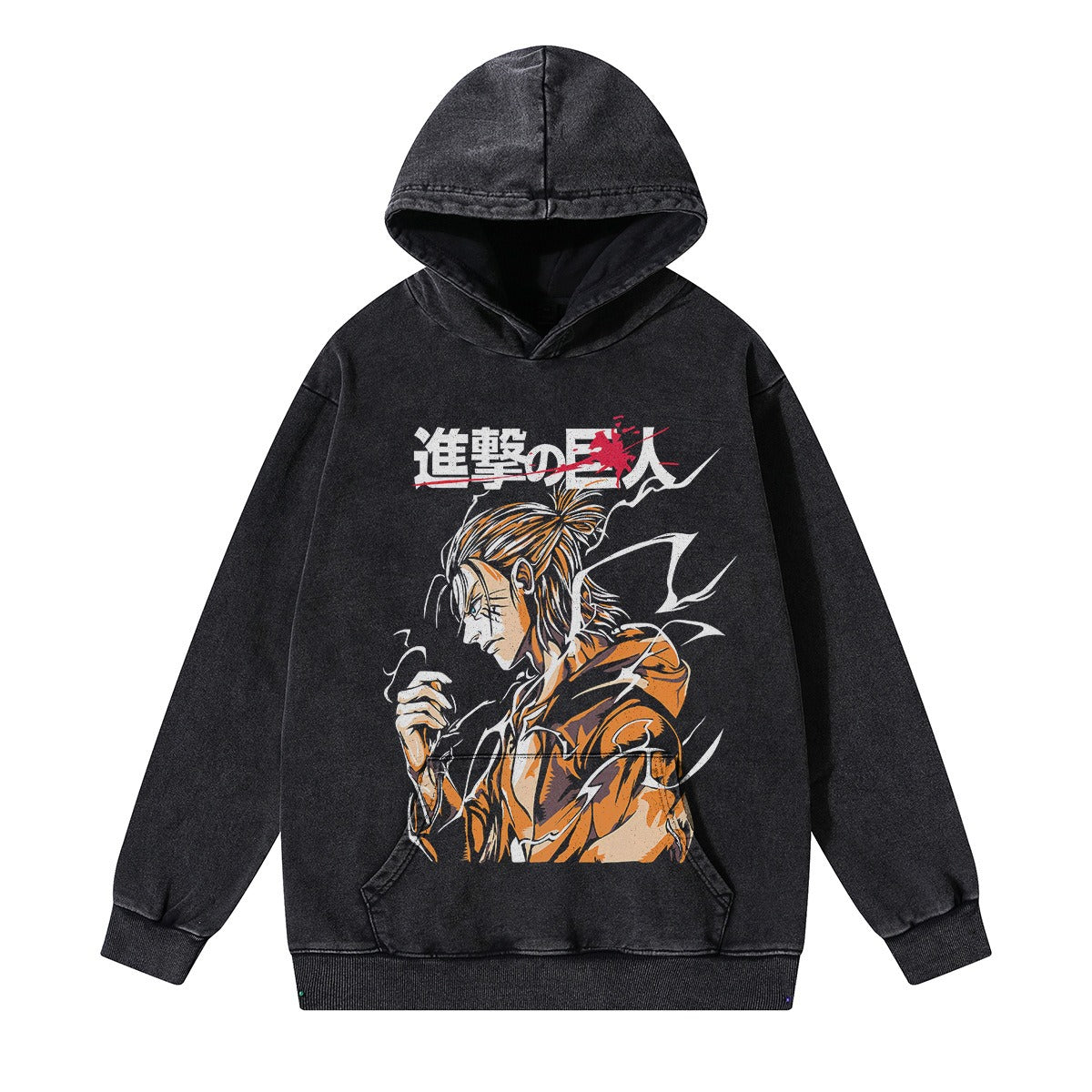 New Harajuku Japanese Street Pirate King Hoodie for Men, Lazy and Worn-out Couples, Casual Loose Hoodie Trend eprolo