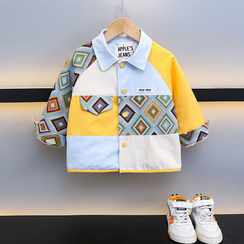 Boys Spring Autumn Lightweight Fashion Open Front Cardigan Jacket - product image 5