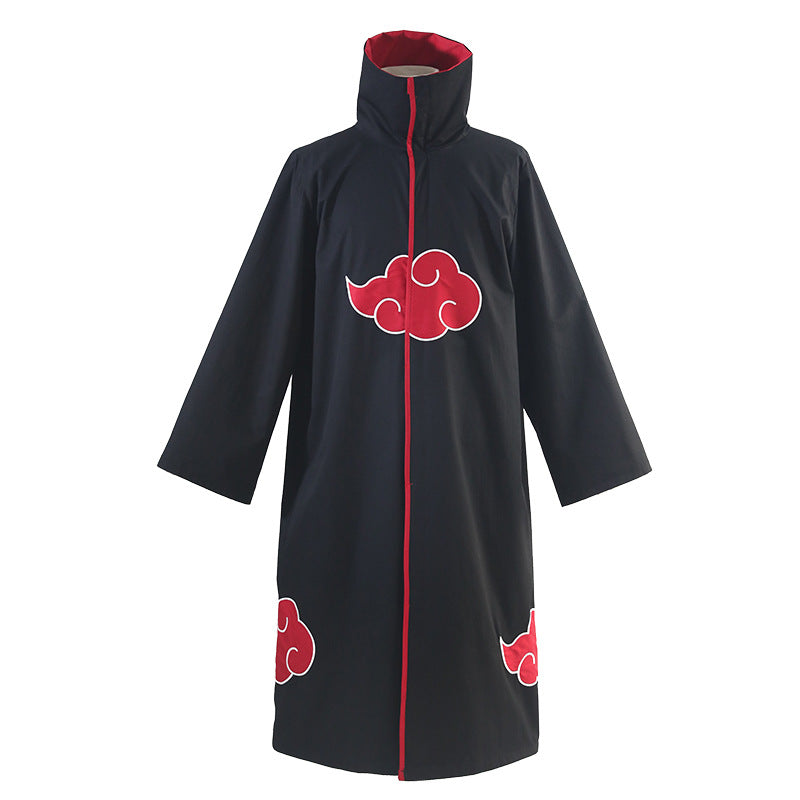 Naruto Akatsuki Itachi Red Cloud Cosplay Cloak