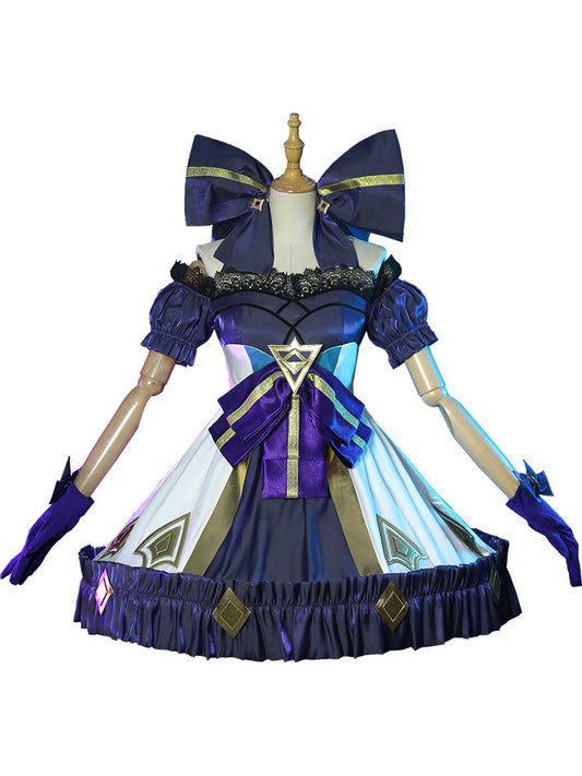 Nadol League of Legends cosplay costume, Gwynne doll cosplay, dark style Lolita