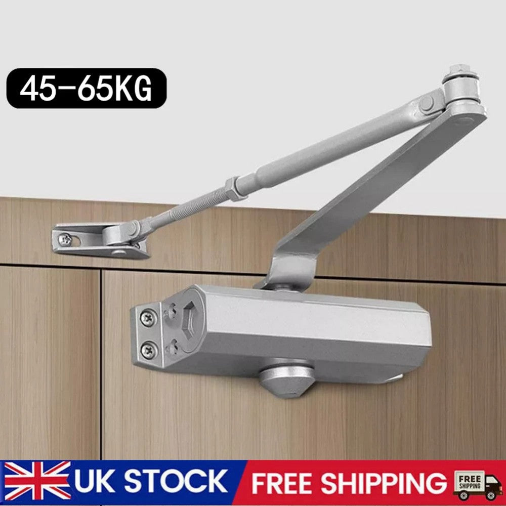 45-65KG Heavy Duty FIRE Rated Overhead Door Closer Opener Adjustable Soft Close