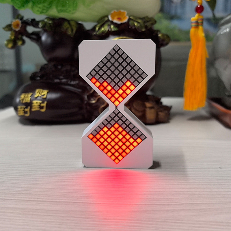 Cyber-style LED electronic sand timer: gravity-sensing, 1-30min countdown, tech decompression toy eprolo