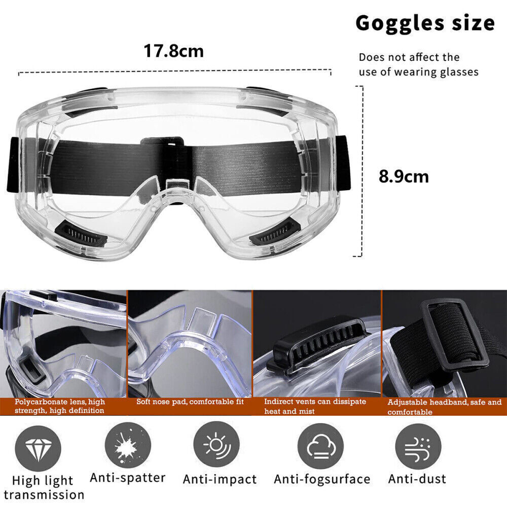 17 In 1 Full Face Mask 6200 Gas Mask Facepiece Spray Respirator Filter Chemical