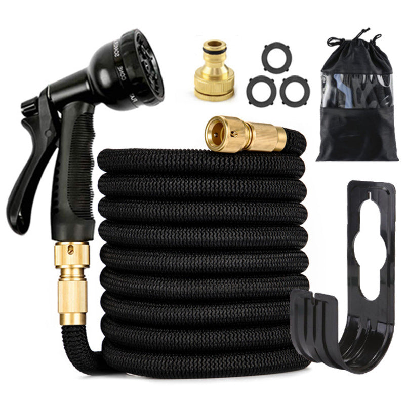 100 - ft Expandable Garden Hose with Nozzle. Light, Durable & Kink - Free for Car Wash & Outdoor Watering eprolo