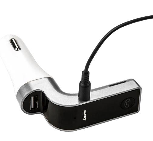 ANLUD Multifunction 4-in-1 CAR G7 Bluetooth FM Transmitter USB Flash Drives TF Music Player Car Kit USB Car Charger - 2bazar4