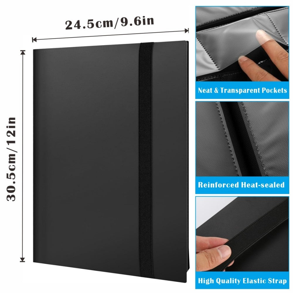 Trading Card Binder A4 Album Folder 540 Cards Pokemon/MTG/Yugioh Sleeves Case