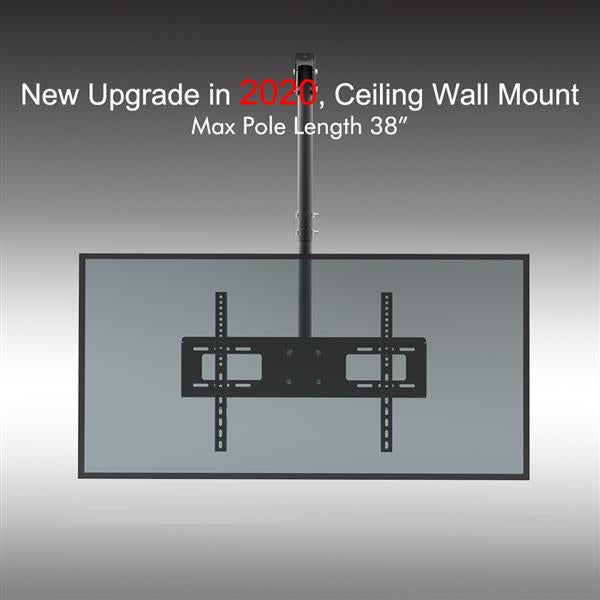 TMC-7006 Ceiling Mount TV Wall Bracket Roof Rack Pole Retractable For 32"-70" Flat Screen