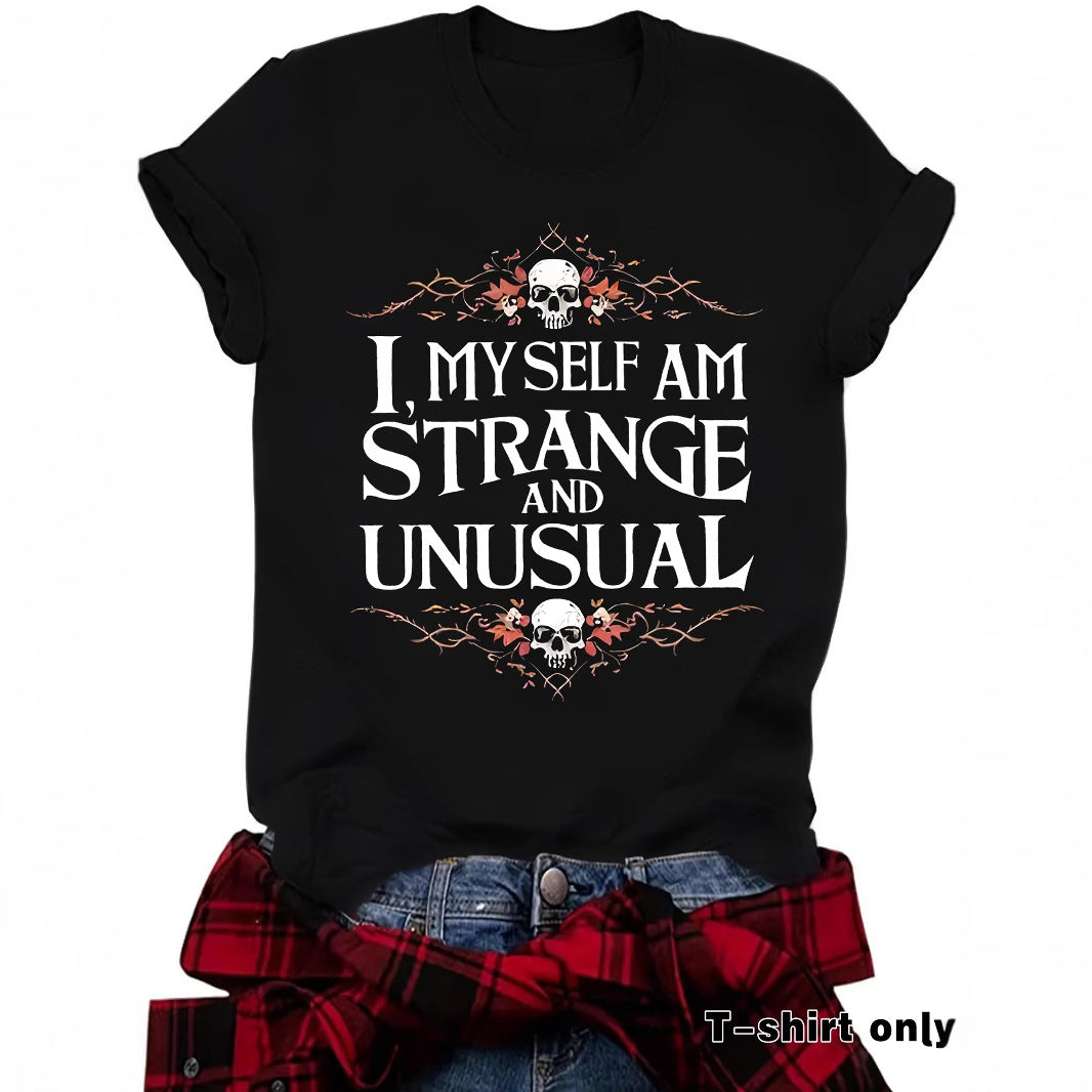 Halloween Skull Pattern T-Shirt
