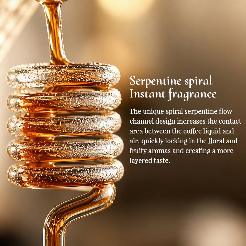 Spiral Pour-Over Coffee Dripper Stand