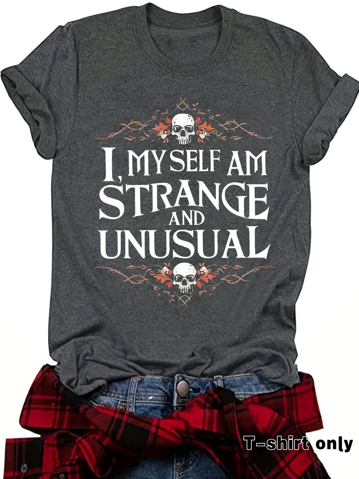 Halloween Skull Pattern T-Shirt - product image 12