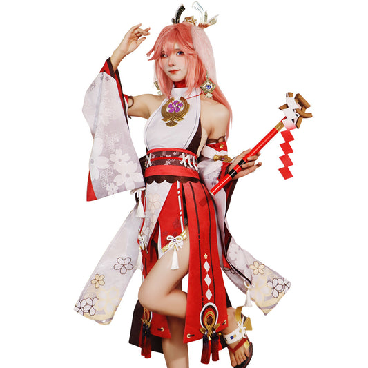 High configuration Genshin Impact eight god son cosplay costume female thunder general eight god son animation COS costume female
