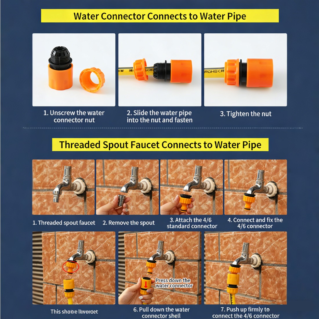 20m Heavy-Duty Reinforced Garden Hose with Connectors - product image 4