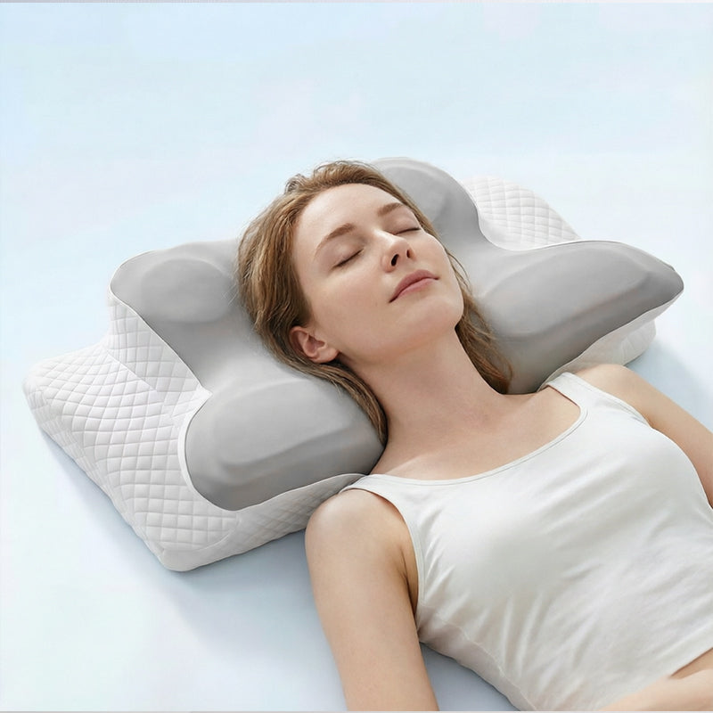 Cooling Memory Foam Cervical Pillow – Slow Rebound Neck Support