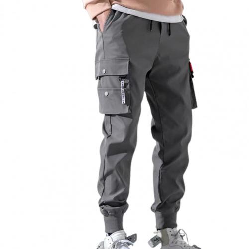 Autumn Men Pants Hip Hop Harem Joggers Pants New Male Trousers Mens Solid Multi-pocket Cargo Pants Skinny Fit Sweatpants - 2bazar4