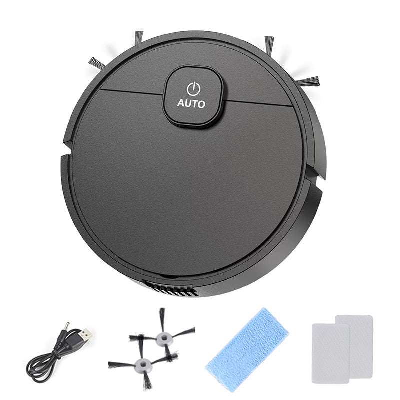 **3-in-1 Sweeping Robot: USB Charging, 1000Pa Suction, Auto-Clean for Pet Hair, Carpets & Floors** eprolo