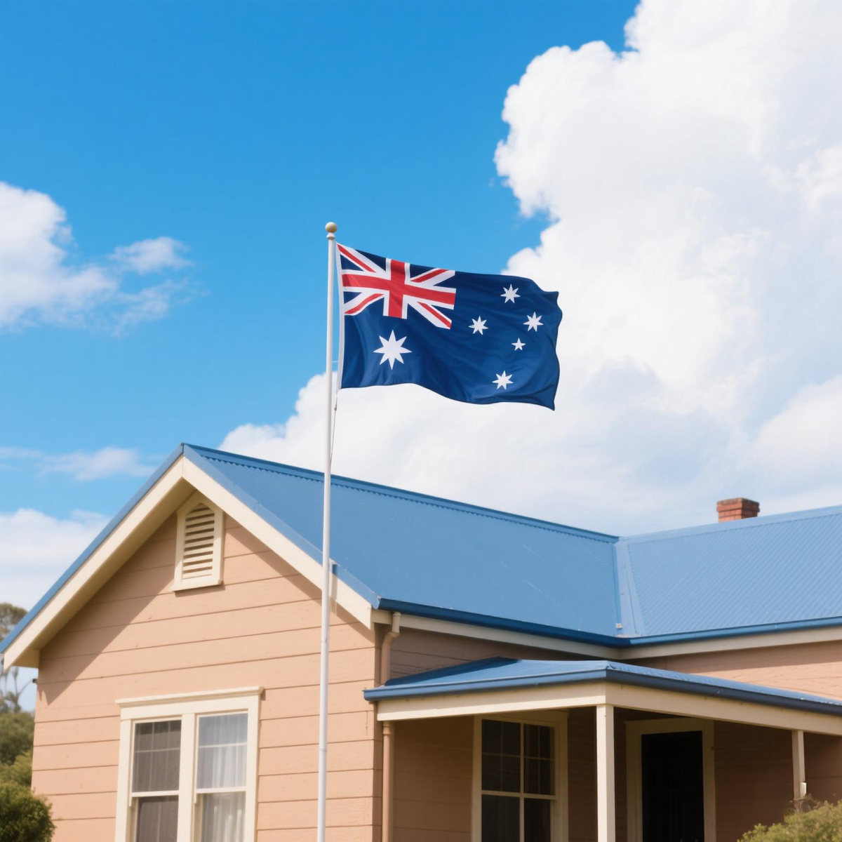 2PCS Australian Flag 60x90cm 2x3FT Outdoor Hanging Garden Decoration Australian Flag