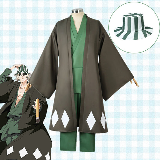 Death God Urahara Kisuke Hat cosplay Urahara watermelon wide rock hat anime peripheral cartoon fisherman hat