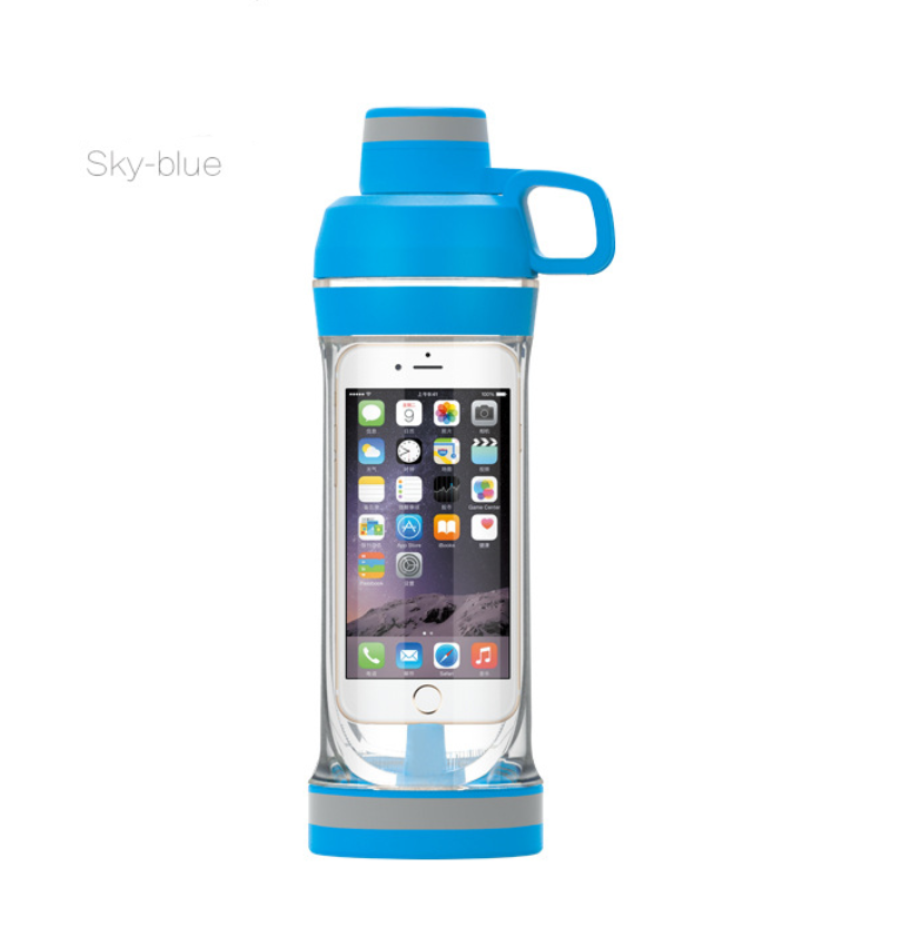Plastic Water Cup Black Technology Portable Small Cell Phone Hidden Cup 400ml Portable small mobile phone hidden cup A1 - 2bazar4