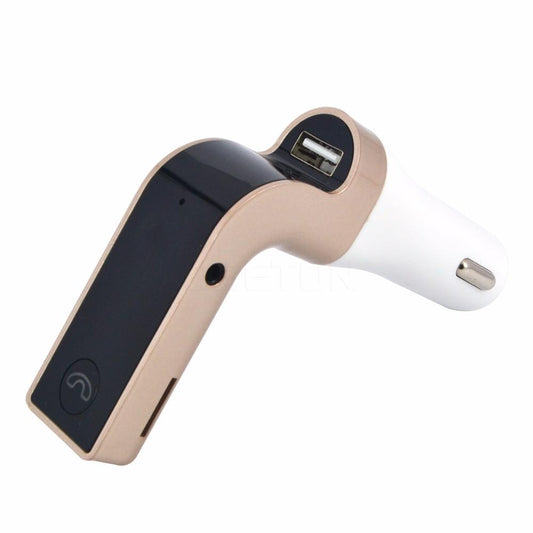 ANLUD Multifunction 4-in-1 CAR G7 Bluetooth FM Transmitter USB Flash Drives TF Music Player Car Kit USB Car Charger - 2bazar4