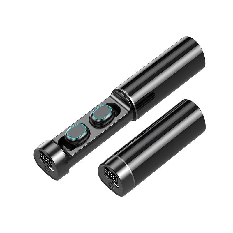 N21 wireless Bluetooth headset pull tube touch LED display binaural inN21 wireless Bluetooth headset pull tube touch LED display binauralTransmission range: 10 metersBluetooth protocol: 5.0Usage: earplug type