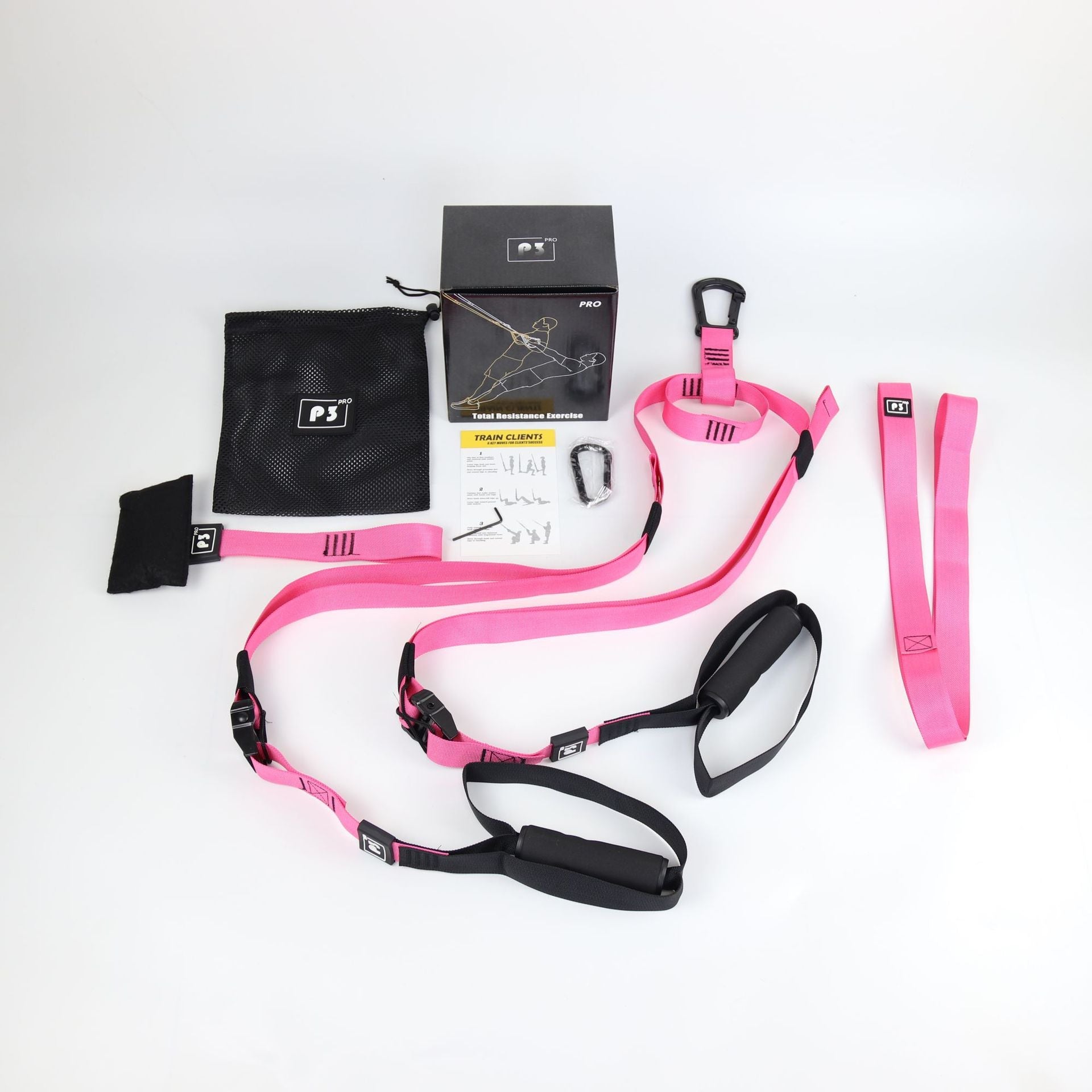 Suspension Training Strap - Adjustable, Wall Mount, Professional (TRX-style) eprolo