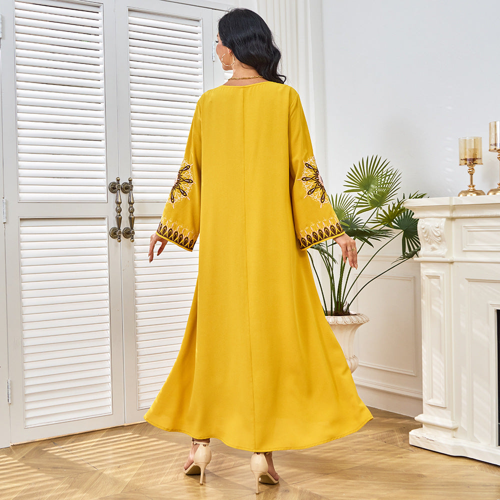 Ladies' embroidered dress