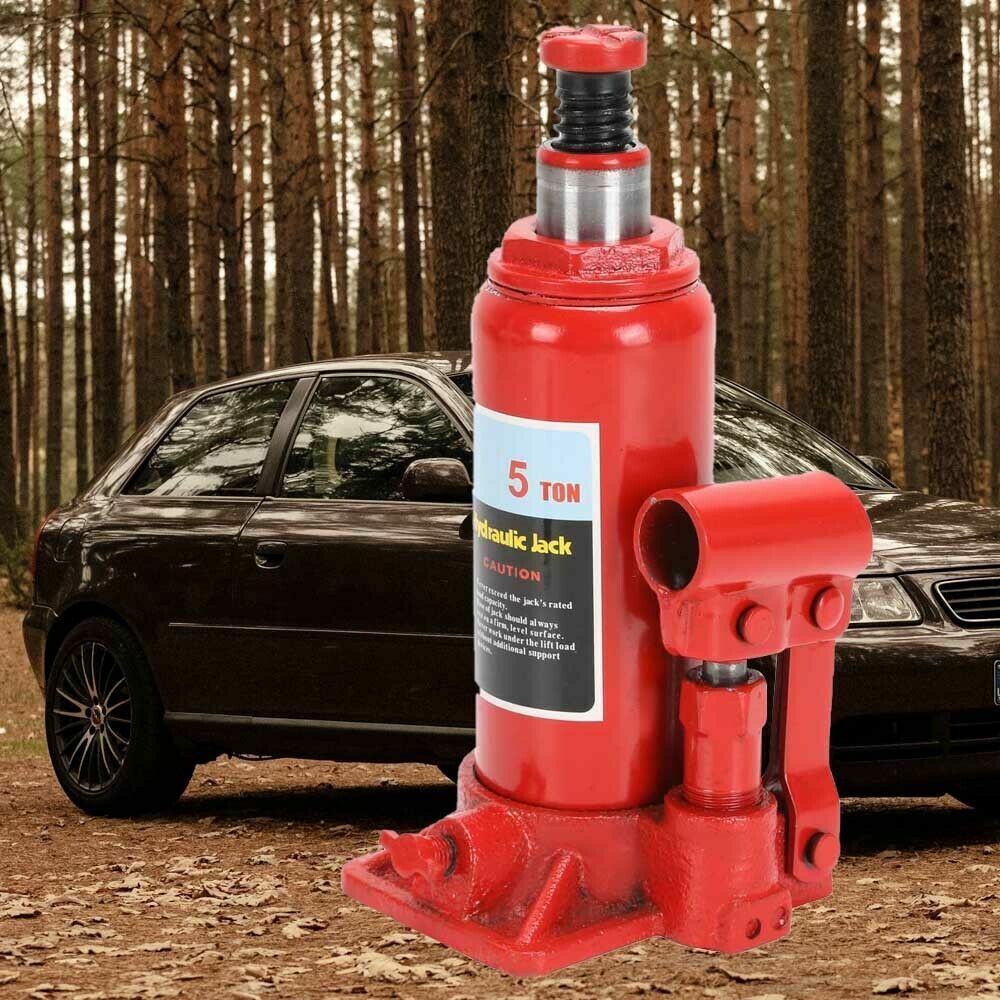 5 Ton Bottle Jack Heavy Duty Hydraulic Lifting Ram Car Van Boat Truck Caravan UK