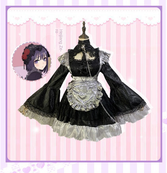 Changing clothes, doll falling in love, cosplay, Kitagawa Haimeng, cosplay, Kurokawa Shiki maid outfit, full set