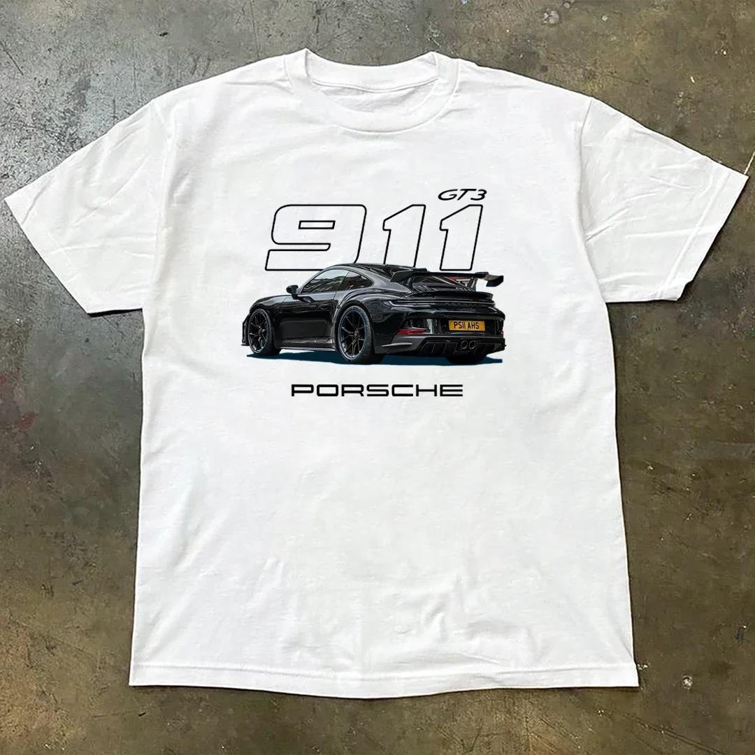 New 911 Racing T-shirt GT Racing Team Uniform Tops Men Drive