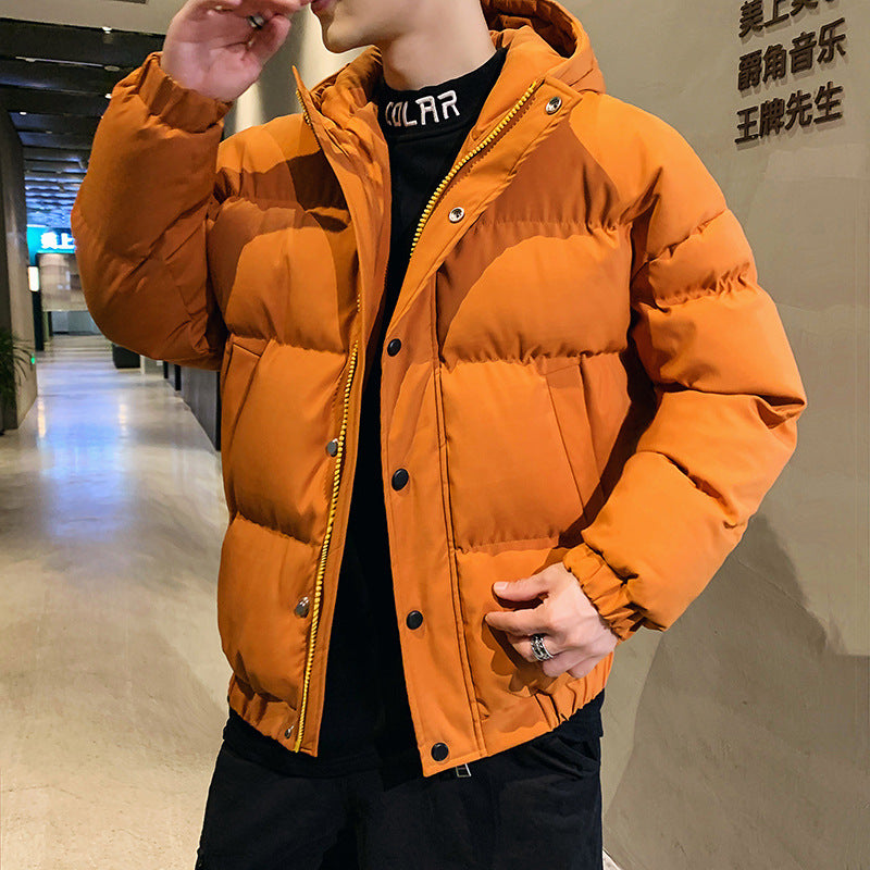 Men's Casual Thickened Hooded Quilted Long Sleeve Loose Cotton Puffer Jacket - product image 2