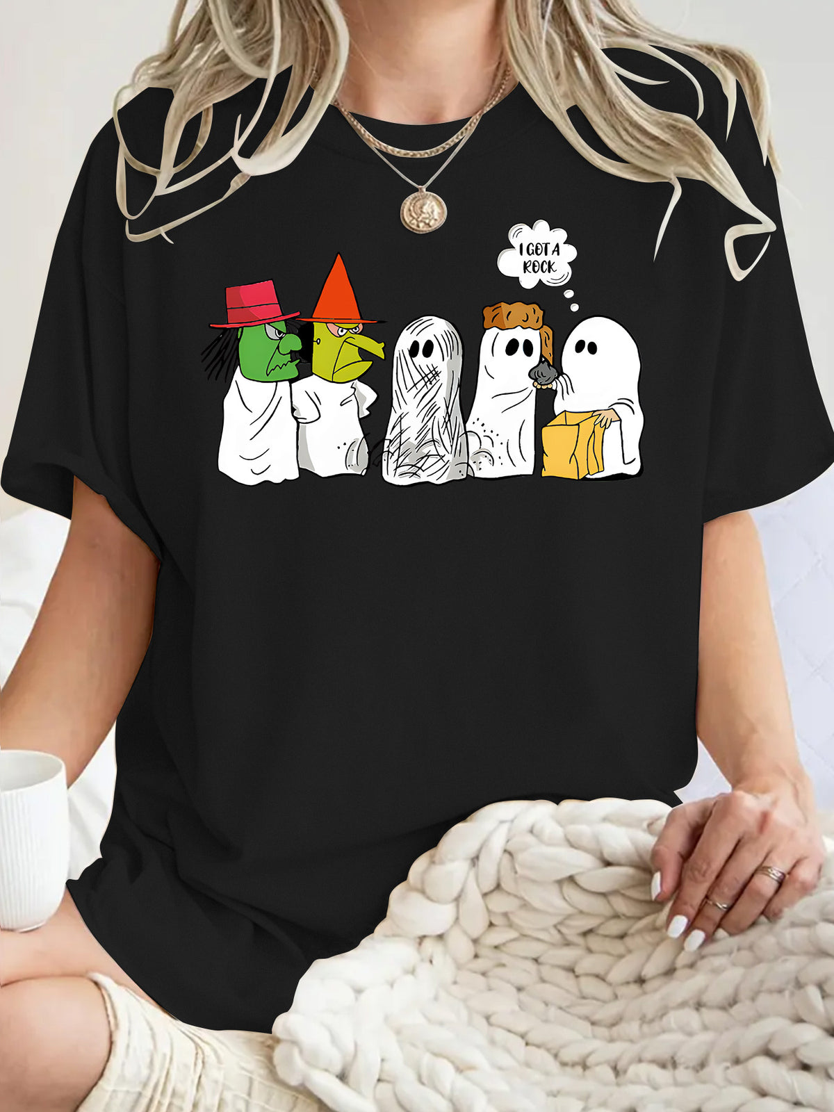 Halloween Short sleeved Women's T-shirt