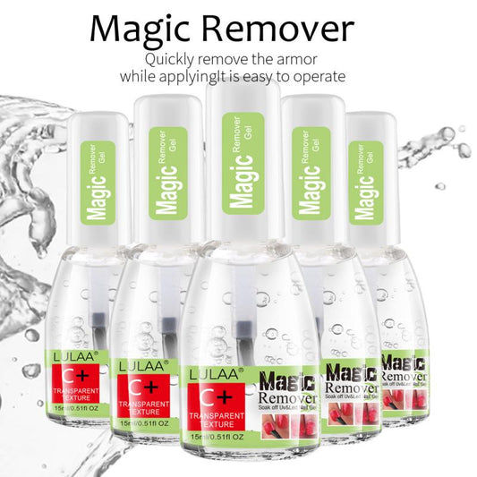 LULAA 15ml Remover Nail Gel Nail Polish Remover Liquid Nail Cleanser Nail Polish Remover Bursting Sticky Manicure Tools - 2bazar4