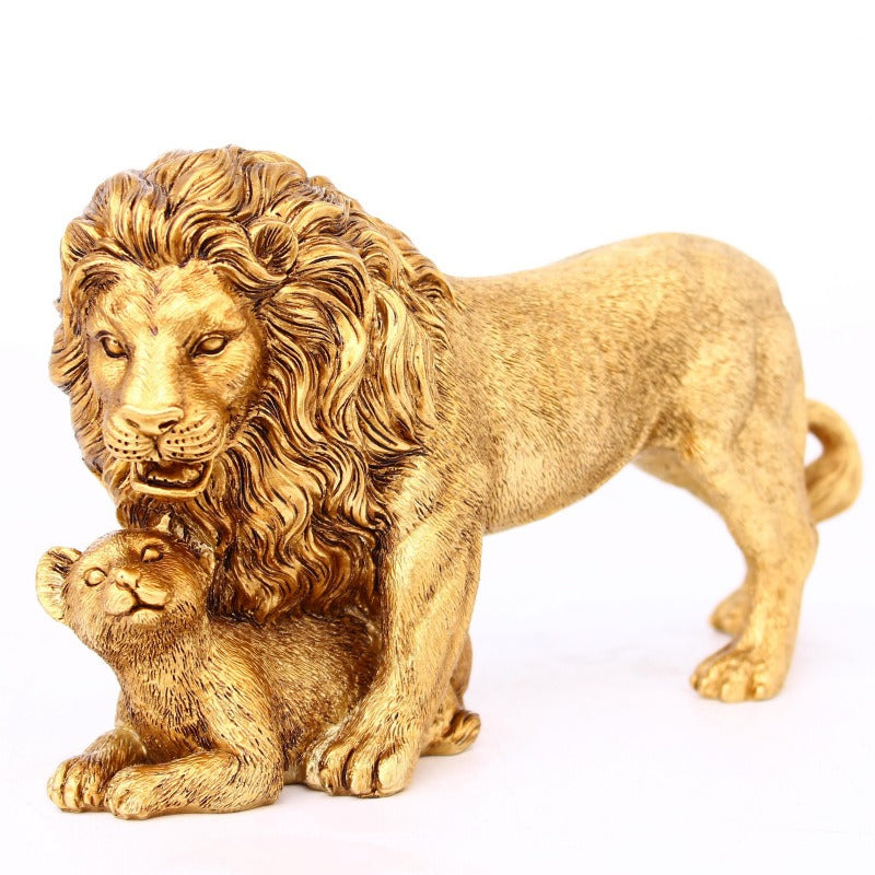 European Lion Resin Crafts Decoration TV Cabinet Restaurant Owner's OfEuropean Lion Resin Crafts Decoration TV Cabinet Restaurant Owner'【 Size 】: 23.5CM in length, 8CM in width, and 13CM in height (450G)Product packaging size: 17.5 * 12 * 28cm【 Material 】: Environmentally friendly product, pressure m